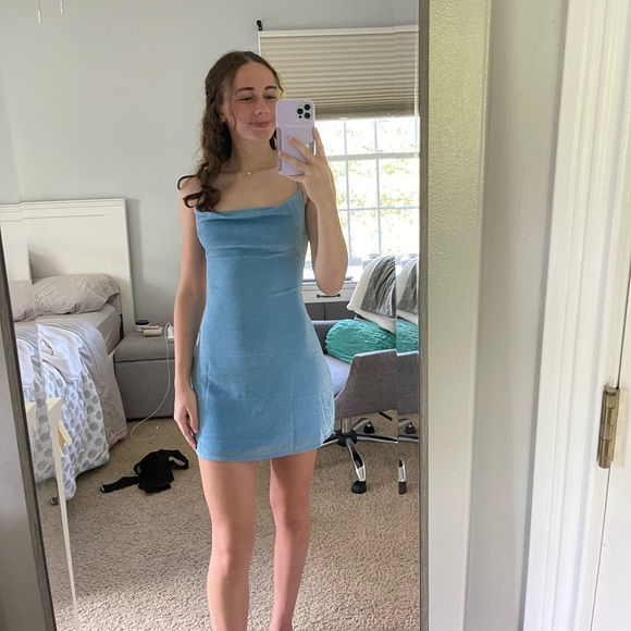 Hello Molly | Dresses | Sky Blue Dress Soft Fabric Very Comfortable